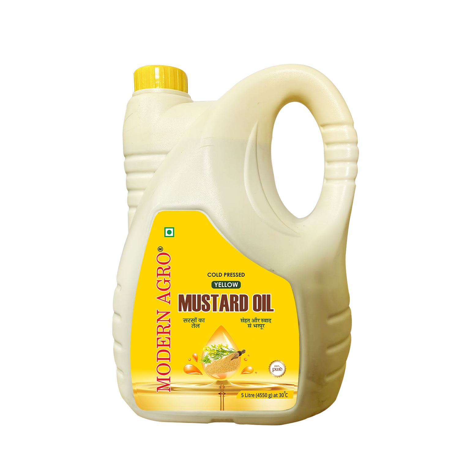 Cold Pressed Yellow Mustard Oil (Sarso Ka Tel)